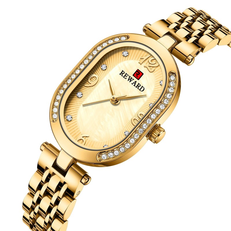 REWARD 21058 Stylish Stainless Steel Waterproof Women Quartz Watch